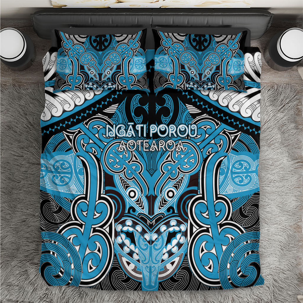 Aotearoa Iwi Ngati Porou Bedding Set Maori Kowhaiwhai Pattern