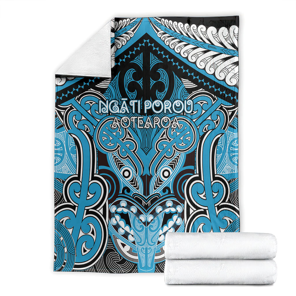 Aotearoa Iwi Ngati Porou Blanket Maori Kowhaiwhai Pattern