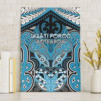 Aotearoa Iwi Ngati Porou Canvas Wall Art Maori Kowhaiwhai Pattern
