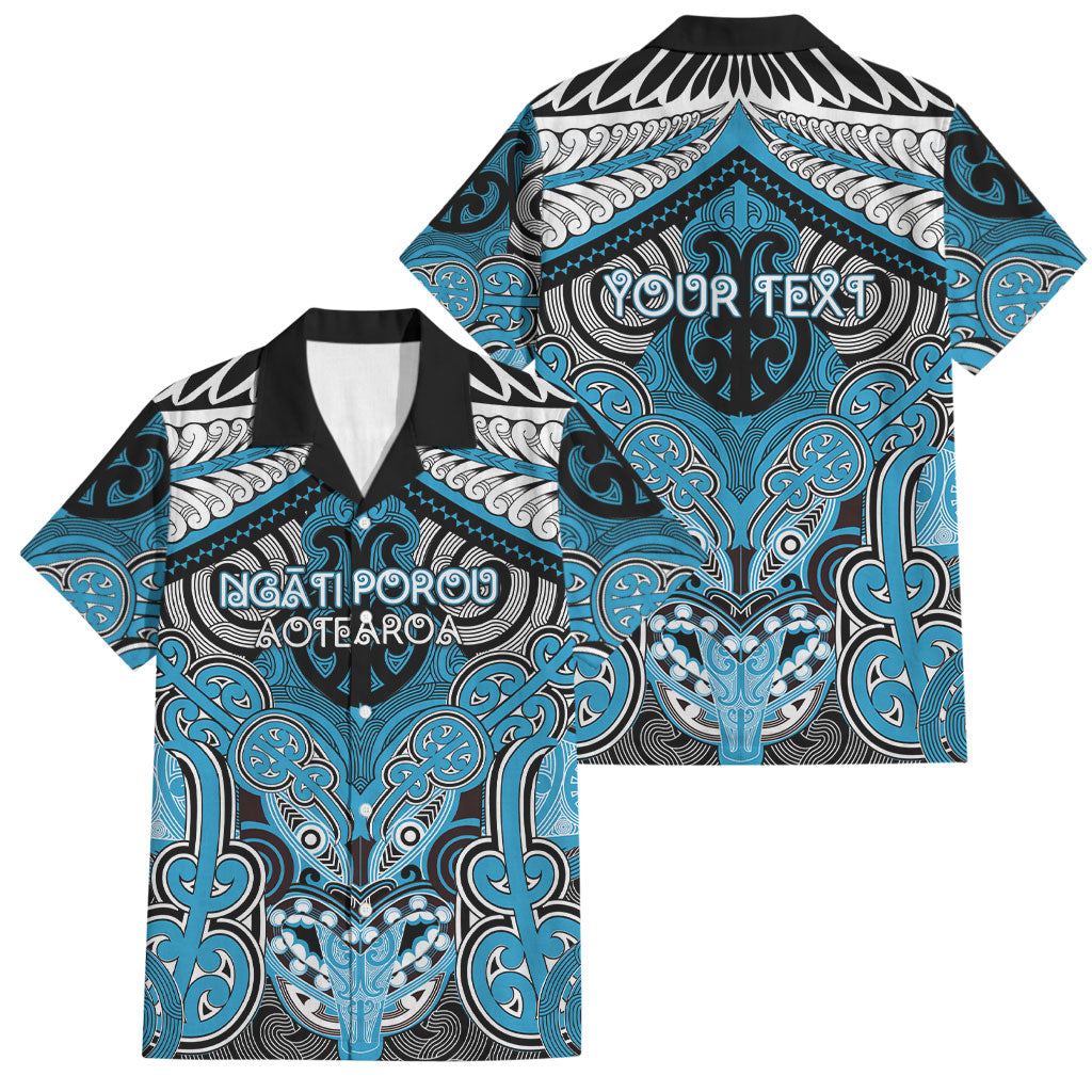 Aotearoa Iwi Ngati Porou Personalised Family Matching Mermaid Dress and Hawaiian Shirt Maori Kowhaiwhai Pattern