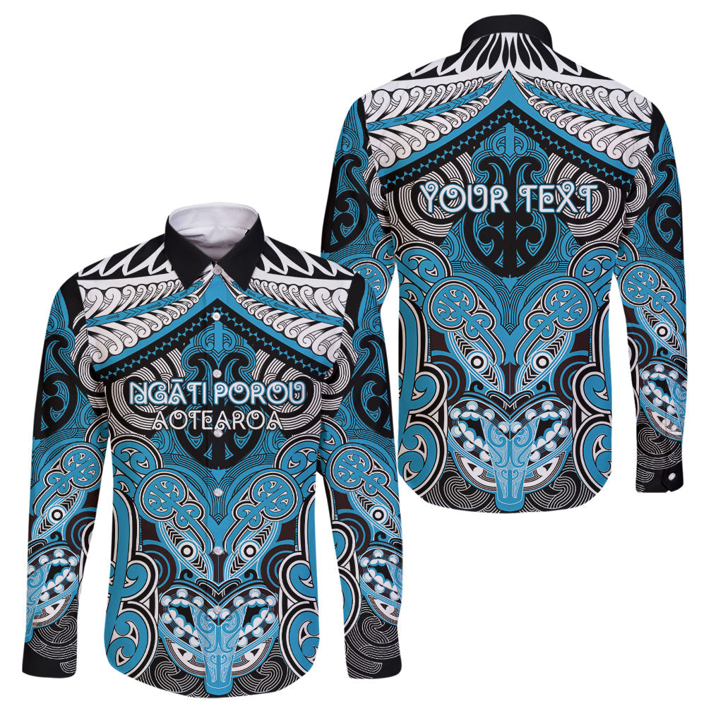 Aotearoa Iwi Ngati Porou Personalised Family Matching Puletasi and Hawaiian Shirt Maori Kowhaiwhai Pattern