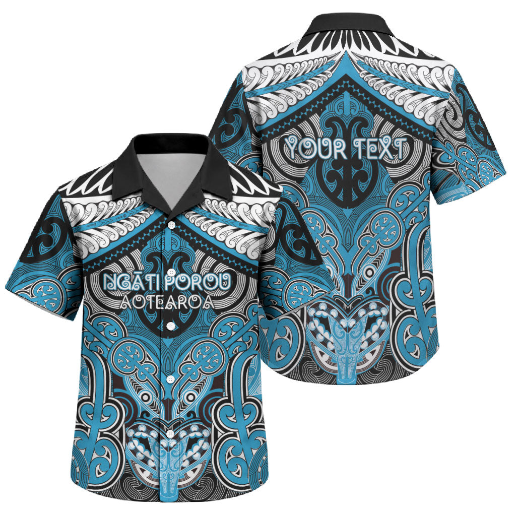 Aotearoa Iwi Ngati Porou Personalised Family Matching Summer Maxi Dress and Hawaiian Shirt Maori Kowhaiwhai Pattern