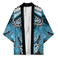 Aotearoa Iwi Ngati Porou Personalised Kimono Maori Kowhaiwhai Pattern
