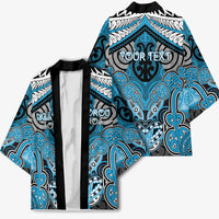 Aotearoa Iwi Ngati Porou Personalised Kimono Maori Kowhaiwhai Pattern
