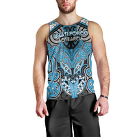 Aotearoa Iwi Ngati Porou Personalised Men Tank Top Maori Kowhaiwhai Pattern