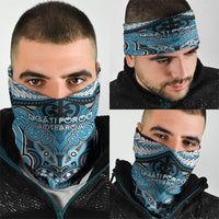 Aotearoa Iwi Ngati Porou Neck Gaiter Maori Kowhaiwhai Pattern