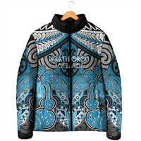 Aotearoa Iwi Ngati Porou Personalised Padded Jacket Maori Kowhaiwhai Pattern