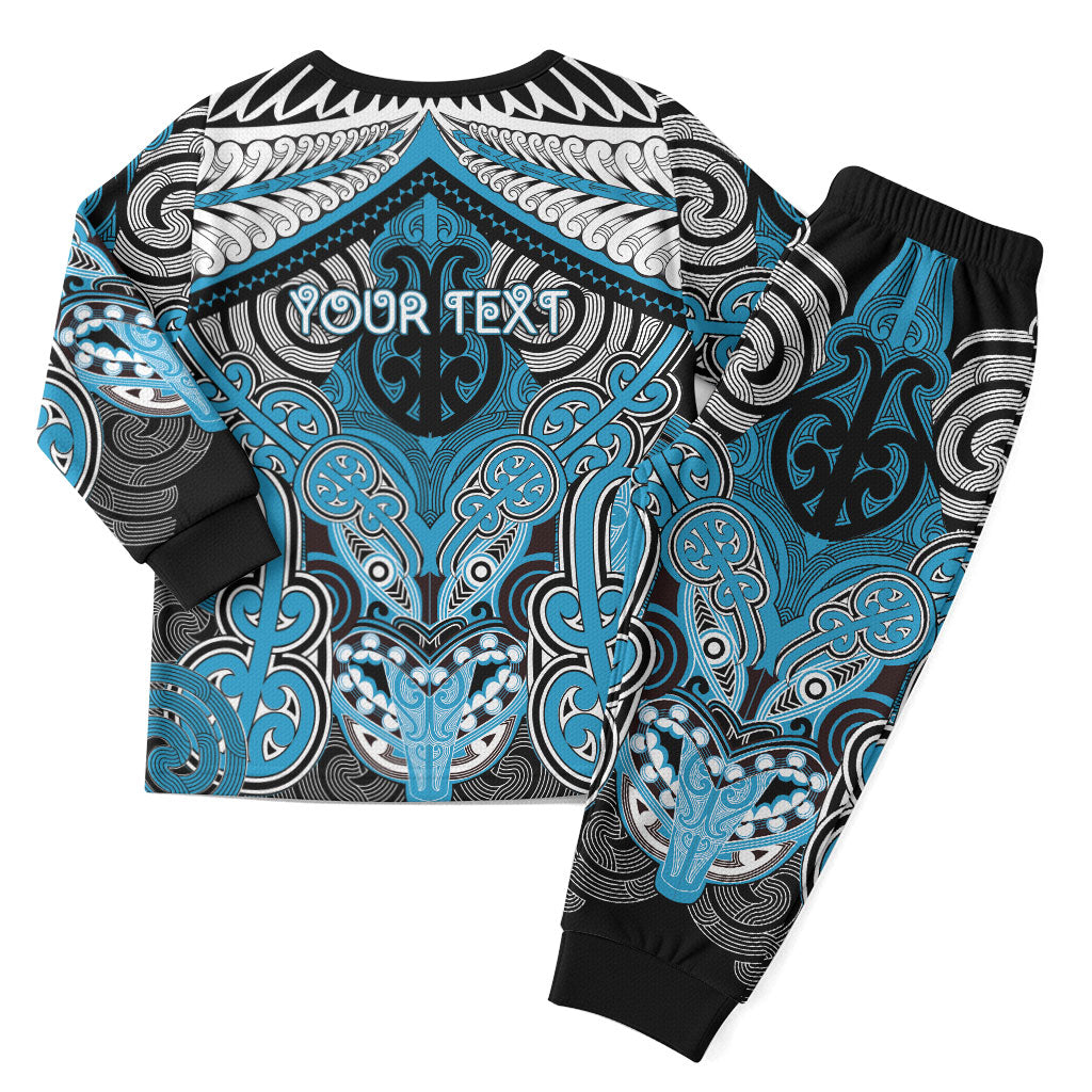Aotearoa Iwi Ngati Porou Personalised Christmas Pajama Set Maori Kowhaiwhai Pattern