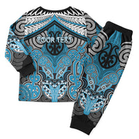 Aotearoa Iwi Ngati Porou Personalised Christmas Pajama Set Maori Kowhaiwhai Pattern