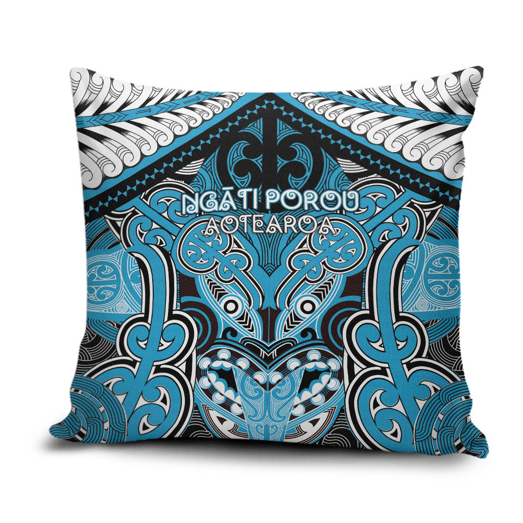 Aotearoa Iwi Ngati Porou Pillow Cover Maori Kowhaiwhai Pattern