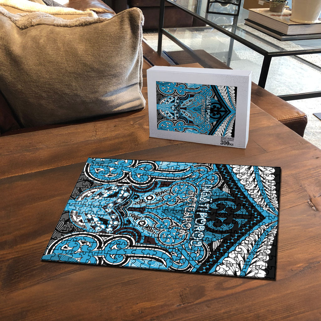 Aotearoa Iwi Ngati Porou Puzzle Maori Kowhaiwhai Pattern