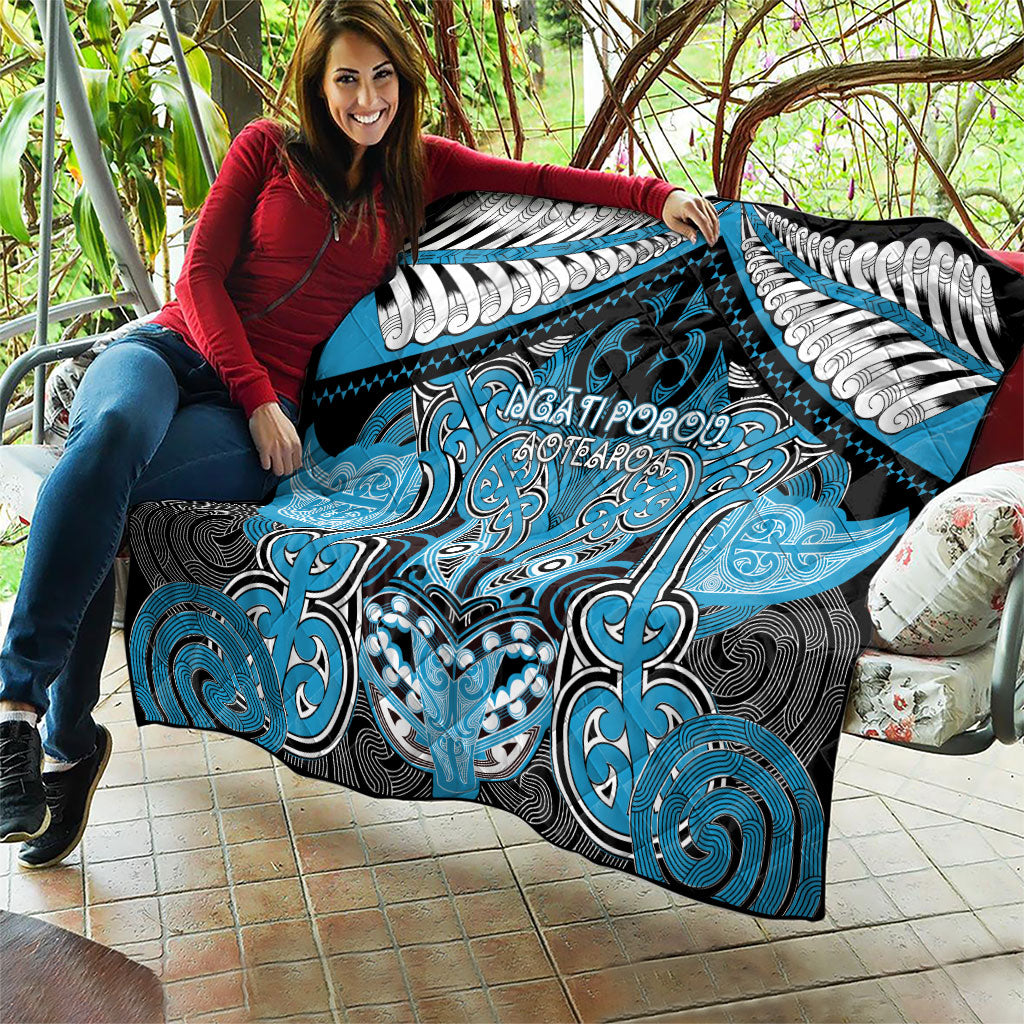 Aotearoa Iwi Ngati Porou Quilt Maori Kowhaiwhai Pattern