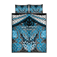 Aotearoa Iwi Ngati Porou Quilt Bed Set Maori Kowhaiwhai Pattern