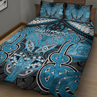 Aotearoa Iwi Ngati Porou Quilt Bed Set Maori Kowhaiwhai Pattern