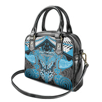 Aotearoa Iwi Ngati Porou Shoulder Handbag Maori Kowhaiwhai Pattern