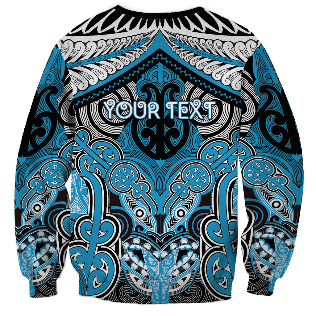 Aotearoa Iwi Ngati Porou Personalised Sweatshirt Maori Kowhaiwhai Pattern