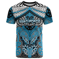 Aotearoa Iwi Ngati Porou Personalised T Shirt Maori Kowhaiwhai Pattern