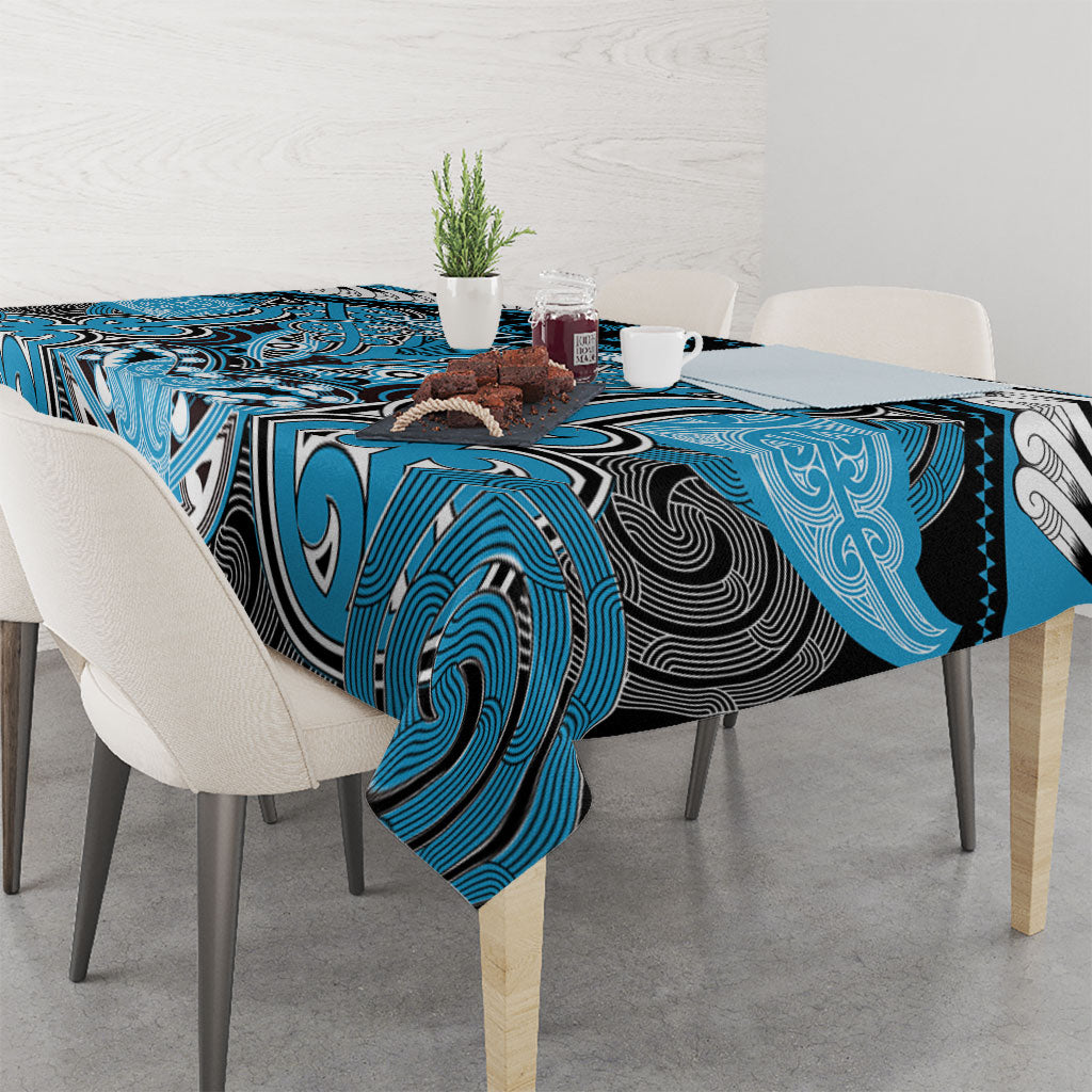 Aotearoa Iwi Ngati Porou Tablecloth Maori Kowhaiwhai Pattern