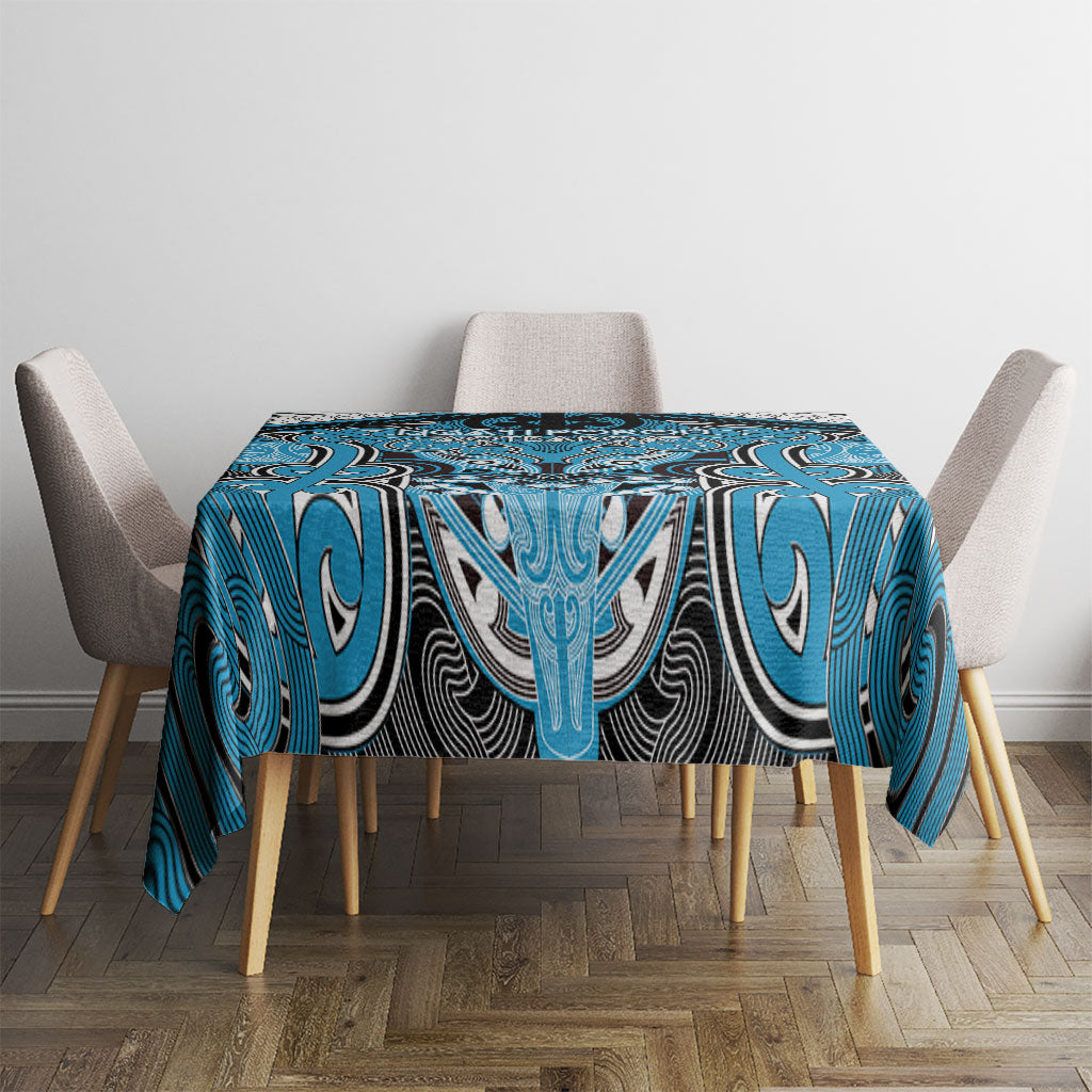 Aotearoa Iwi Ngati Porou Tablecloth Maori Kowhaiwhai Pattern