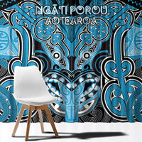 Aotearoa Iwi Ngati Porou Window Curtain Maori Kowhaiwhai Pattern