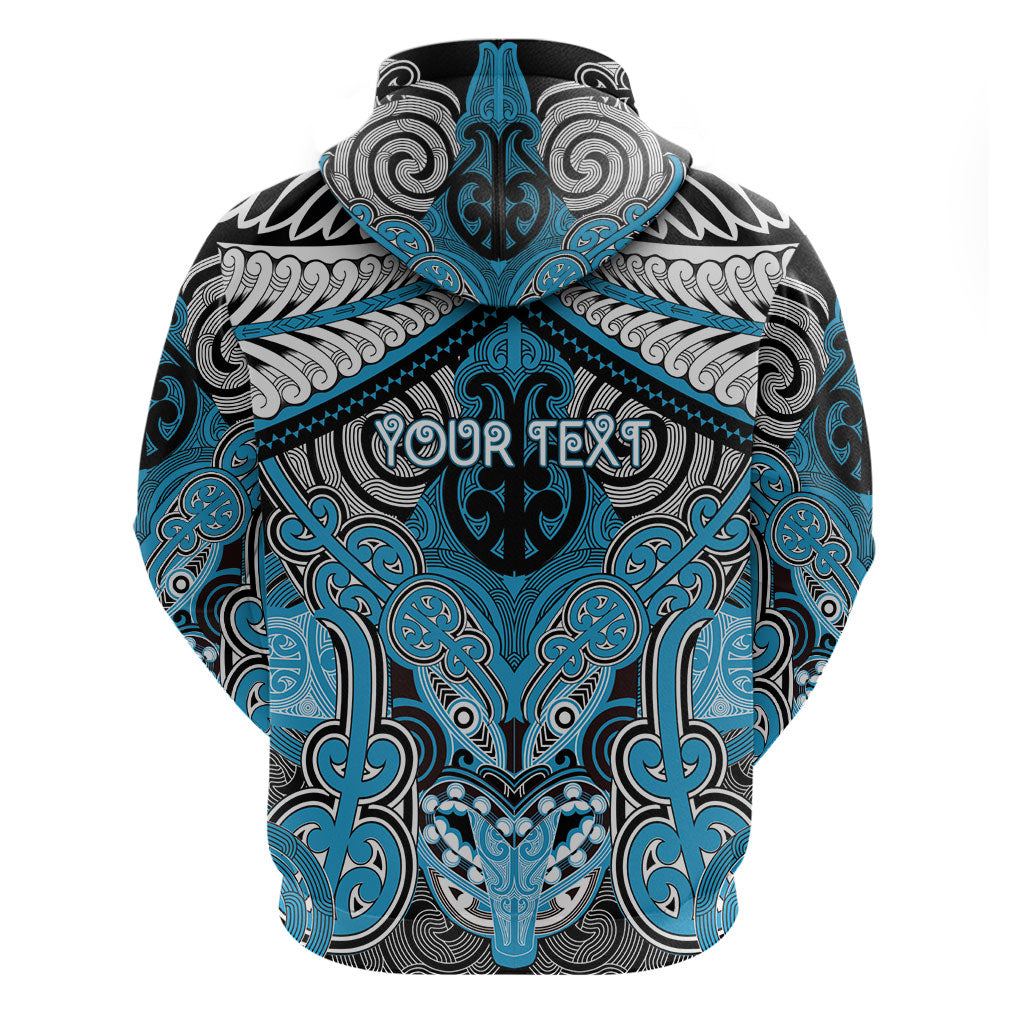 Aotearoa Iwi Ngati Porou Personalised Zip Hoodie Maori Kowhaiwhai Pattern