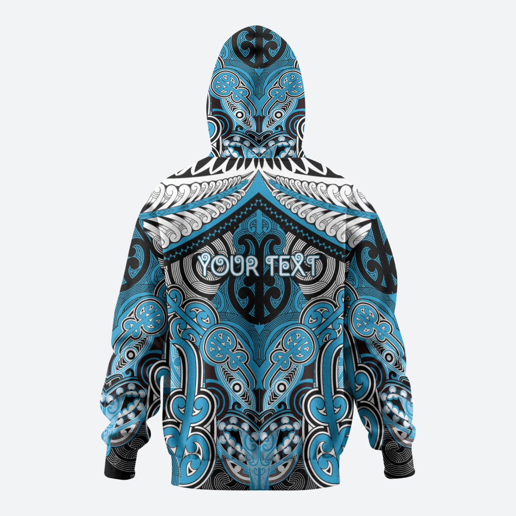 Aotearoa Iwi Ngati Porou Personalised Zip Hoodie Maori Kowhaiwhai Pattern