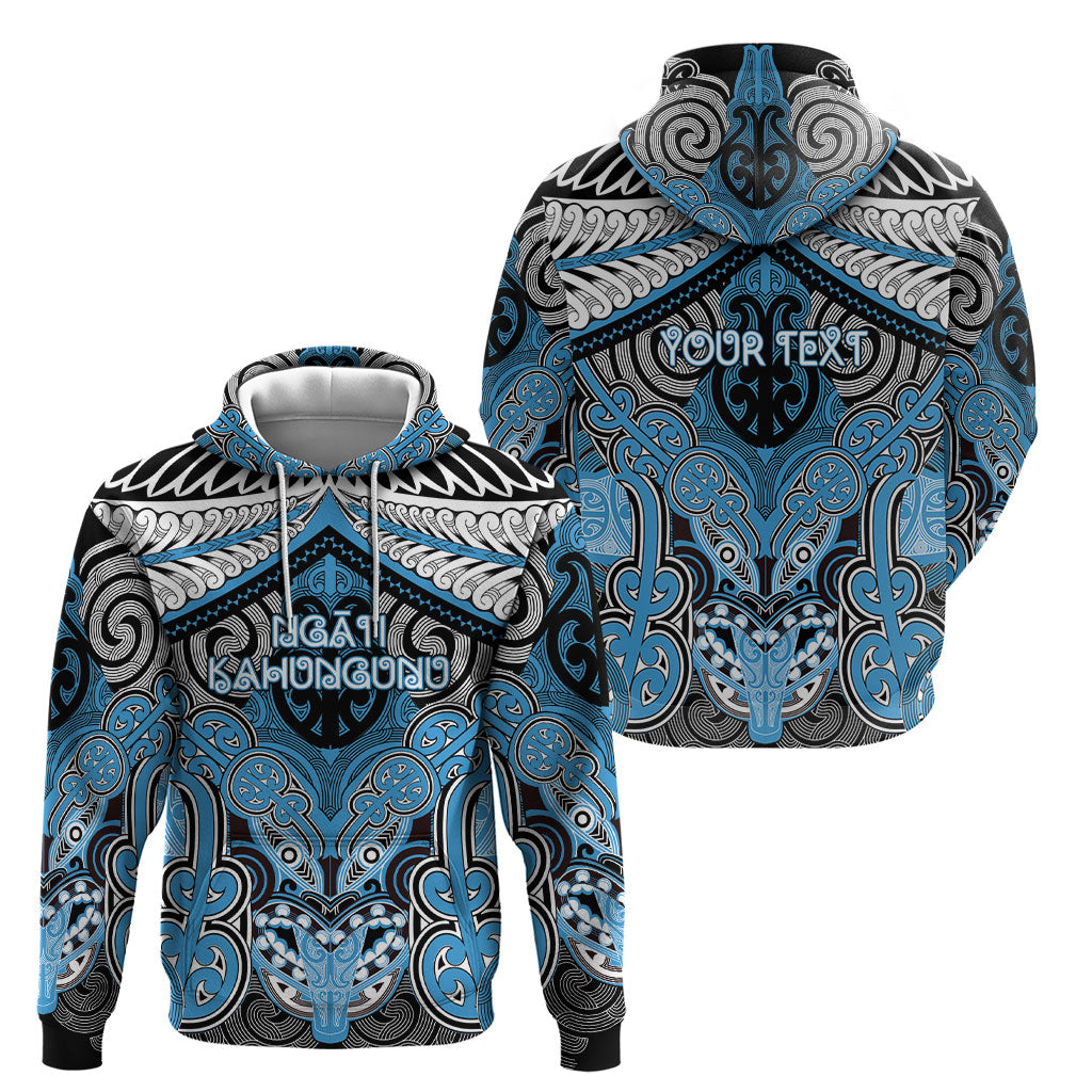 Aotearoa Iwi Ngati Kahungunu Personalised Hoodie Maori Kowhaiwhai Pattern