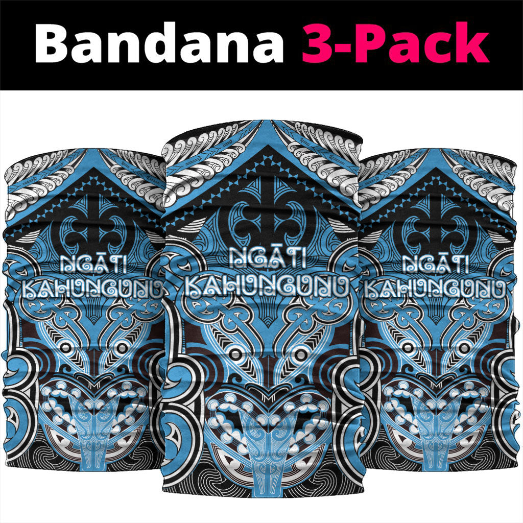 Aotearoa Iwi Ngati Kahungunu Neck Gaiter Maori Kowhaiwhai Pattern