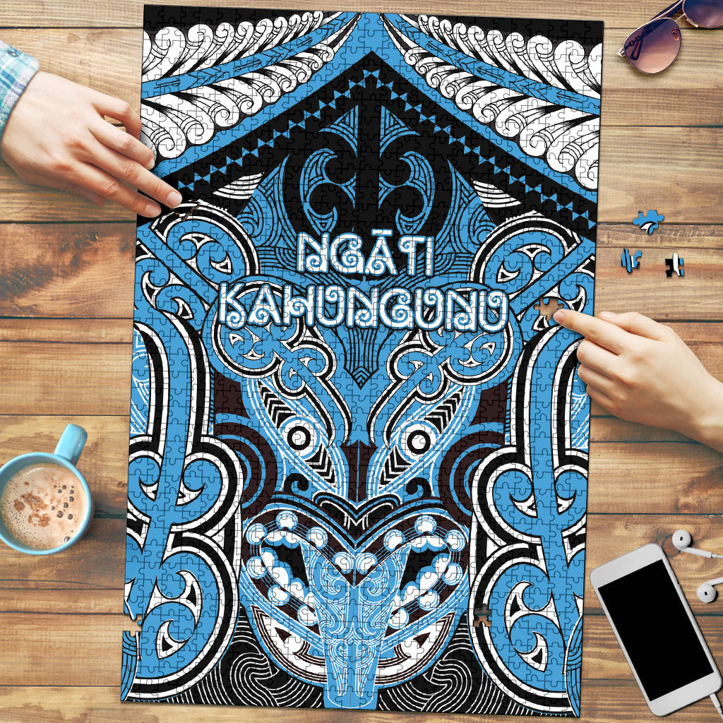 Aotearoa Iwi Ngati Kahungunu Puzzle Maori Kowhaiwhai Pattern