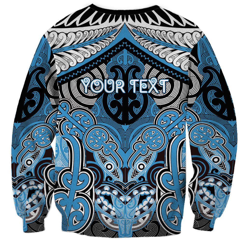 Aotearoa Iwi Ngati Kahungunu Personalised Sweatshirt Maori Kowhaiwhai Pattern