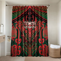 Aotearoa Iwi Tuhoe Bathroom Set Maori Kowhaiwhai Pattern
