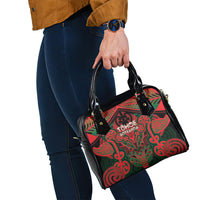 Aotearoa Iwi Tuhoe Shoulder Handbag Maori Kowhaiwhai Pattern