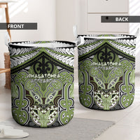 Aotearoa Iwi Whakatohea Laundry Basket Maori Kowhaiwhai Pattern