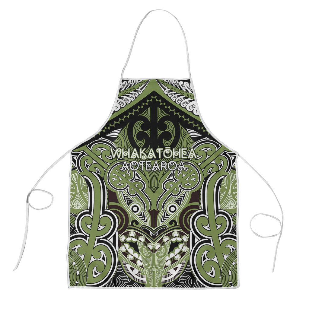Aotearoa Iwi Whakatohea Apron Maori Kowhaiwhai Pattern