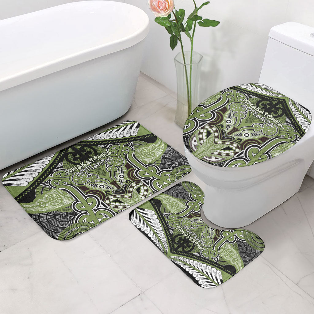 Aotearoa Iwi Whakatohea Bathroom Set Maori Kowhaiwhai Pattern