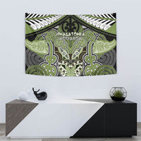 Aotearoa Iwi Whakatohea Tapestry Maori Kowhaiwhai Pattern