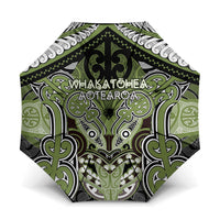 Aotearoa Iwi Whakatohea Umbrella Maori Kowhaiwhai Pattern