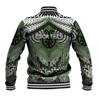 Aotearoa Iwi Ngati Awa Personalised Baseball Jacket Maori Kowhaiwhai Pattern