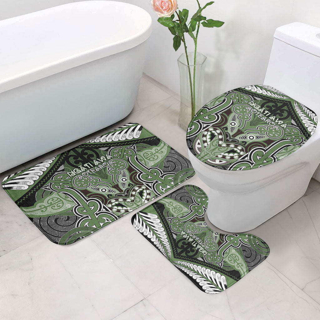 Aotearoa Iwi Ngati Awa Bathroom Set Maori Kowhaiwhai Pattern