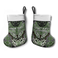 Aotearoa Iwi Ngati Awa Personalised Christmas Stocking Maori Kowhaiwhai Pattern