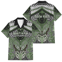 Aotearoa Iwi Ngati Awa Personalised Family Matching Off Shoulder Maxi Dress and Hawaiian Shirt Maori Kowhaiwhai Pattern