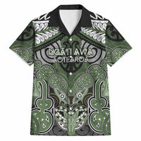 Aotearoa Iwi Ngati Awa Personalised Hawaiian Shirt Maori Kowhaiwhai Pattern