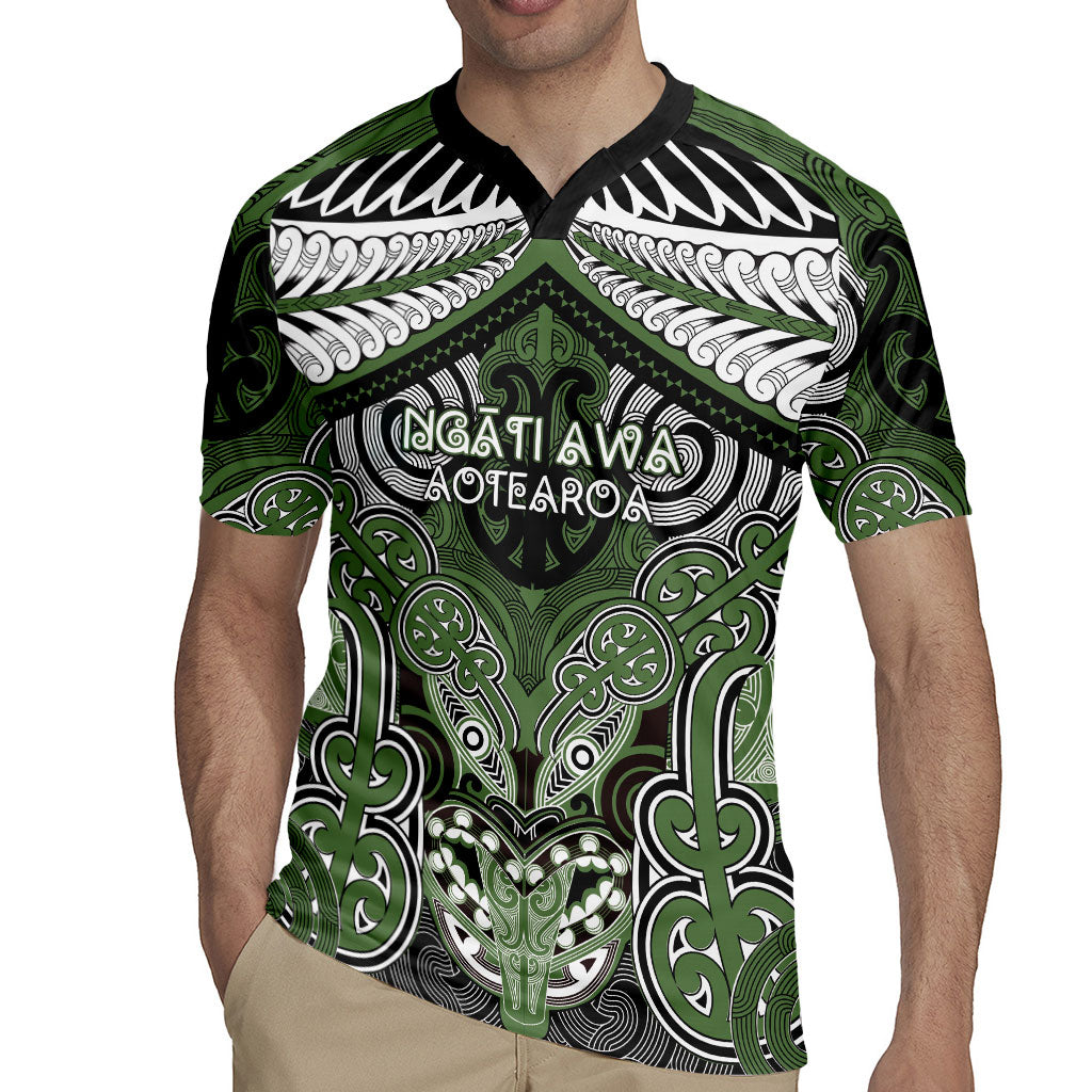 Aotearoa Iwi Ngati Awa Personalised Rugby Jersey Maori Kowhaiwhai Pattern