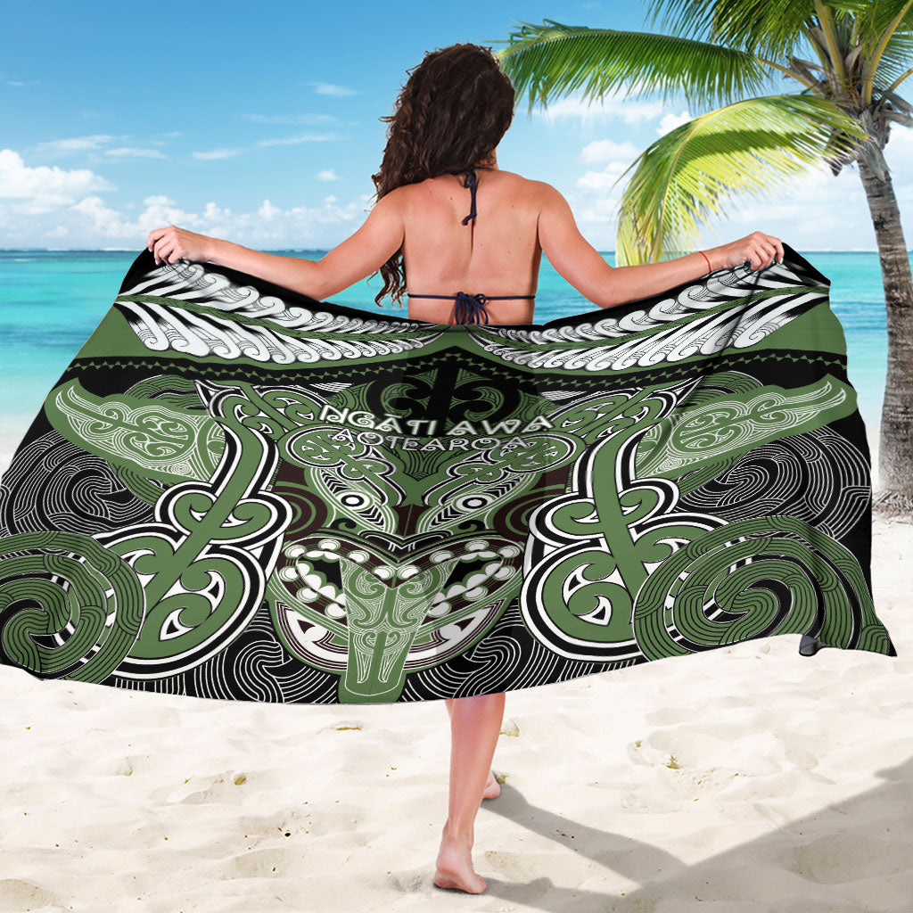 Aotearoa Iwi Ngati Awa Sarong Maori Kowhaiwhai Pattern