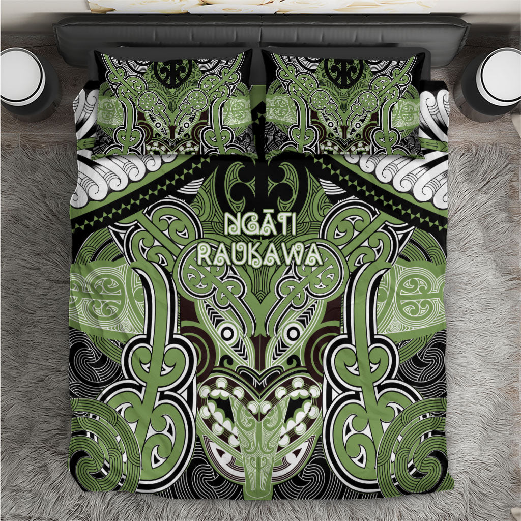 Aotearoa Iwi Ngati Raukawa Bedding Set Maori Kowhaiwhai Pattern