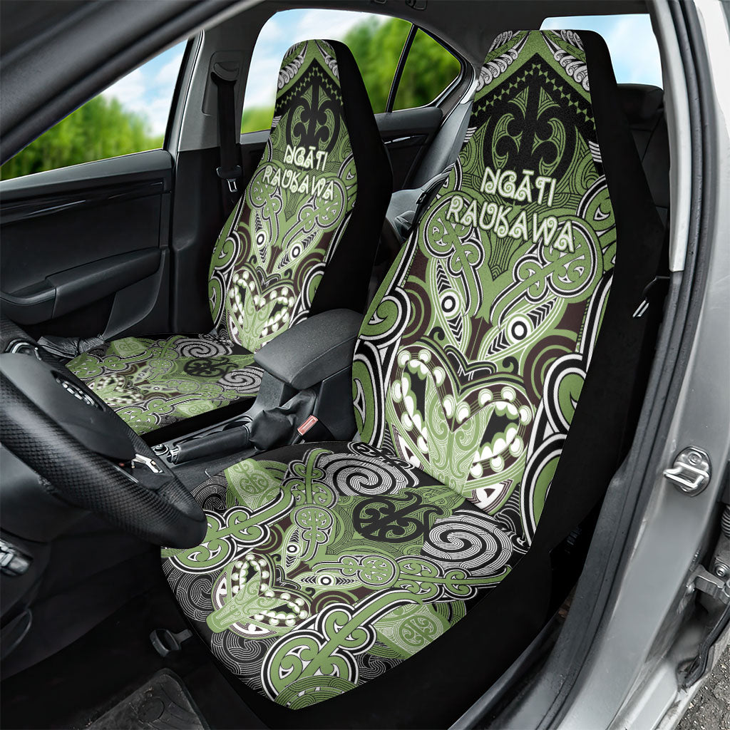 Aotearoa Iwi Ngati Raukawa Car Seat Cover Maori Kowhaiwhai Pattern LT19 - Polynesian Pride
