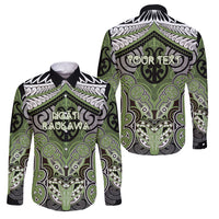 Aotearoa Iwi Ngati Raukawa Personalised Family Matching Tank Maxi Dress and Hawaiian Shirt Maori Kowhaiwhai Pattern