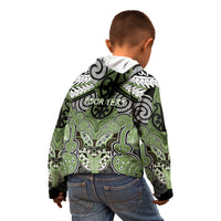 Aotearoa Iwi Ngati Raukawa Personalised Kid Hoodie Maori Kowhaiwhai Pattern