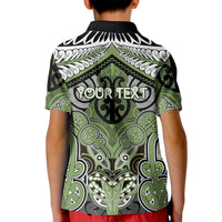 Aotearoa Iwi Ngati Raukawa Personalised Kid Polo Shirt Maori Kowhaiwhai Pattern
