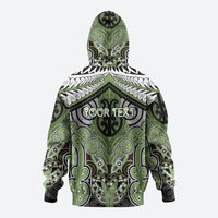 Aotearoa Iwi Ngati Raukawa Personalised Zip Hoodie Maori Kowhaiwhai Pattern